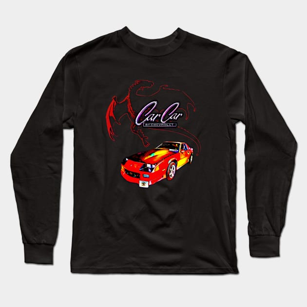 Red Dragon CarCar Long Sleeve T-Shirt by Better Bring a Towel